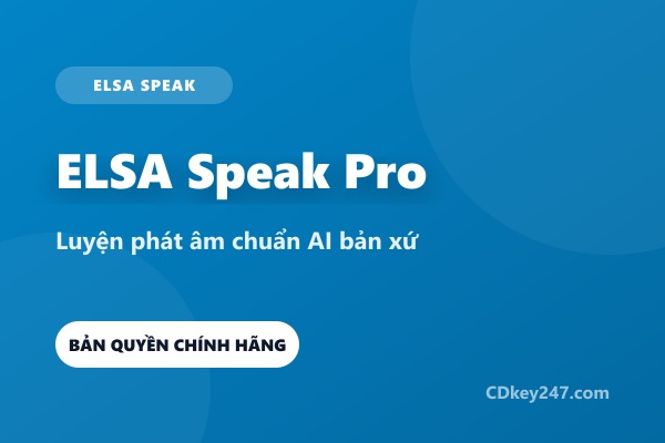 ELSA Pro 1 Năm Bản Quyền Chính Hãng