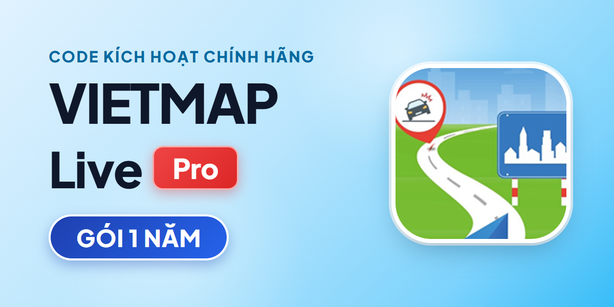 Vietmap Live Pro 1 Năm – Bản Quyền Chính Hãng